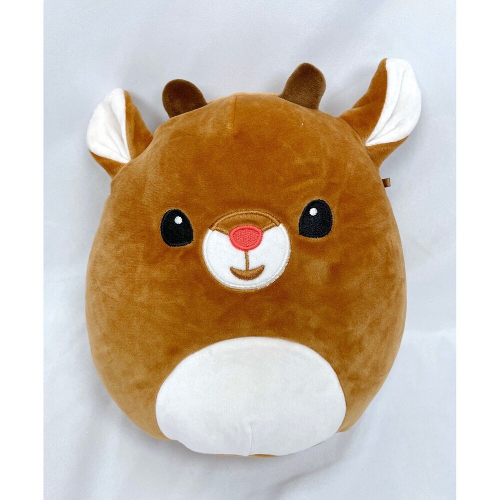 New Squishmallows 8” Rudolph the Red Nosed Reindeer‎ Plush Toy Christmas